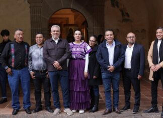 Bedolla y Josefina Rodríguez anuncian nueva ruta aérea AIFA-Morelia-Uruapan