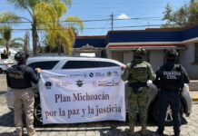 SSP y Defensa detienen a 6 personas y aseguran 10 armas en Morelia