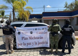 SSP y Defensa detienen a 6 personas y aseguran 10 armas en Morelia