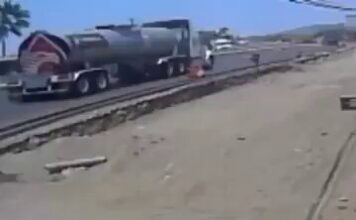 Explota pipa con diésel en la autopista Guadalajara–Manzanillo, en Tecomán