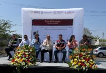 Conagua Michoacán cumple con el derecho al agua; entrega nuevo pozo profundo en Tanhuato