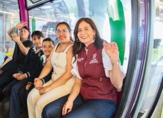 Teleférico de Uruapan mejora la vida diaria de estudiantes: Gabriela Molina