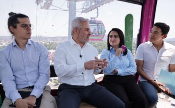Más de 182 mil personas han volado en el teleférico de Uruapan: Bedolla