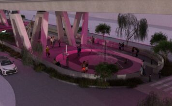 Conoce el innovador bajopuente del Paso Independencia, contará con cancha de pádel
