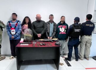 Operativo interinstitucional en Tancítaro deja 5 detenidos y 2 armas aseguradas: SSP