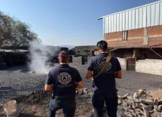 PC estatal atiende actividad hidrotermal registrada en Ixtlán