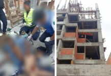 Albañil cae de tres metros y termina atravesado por una varilla en Morelia