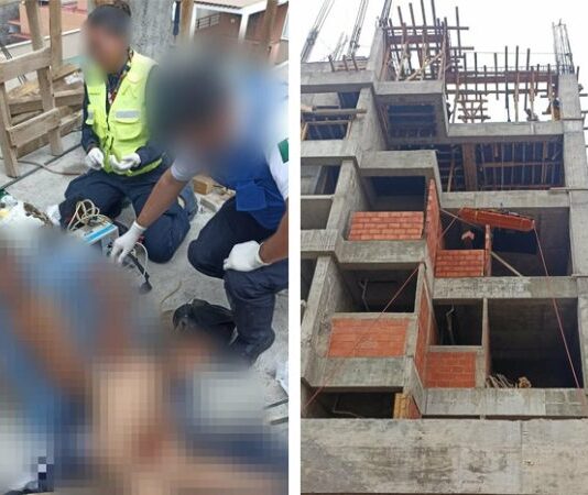 Albañil cae de tres metros y termina atravesado por una varilla en Morelia