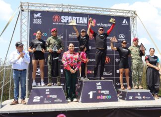 Con fuerza y adrenalina se vivió la Spartan Race México en Michoacán