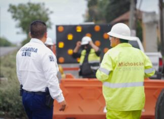Inicia construcción del carril confinado del Morebús