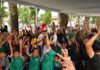 La fiesta mundialista arrancó en Pátzcuaro con el Jalo Futbolero