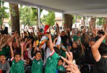 La fiesta mundialista arrancó en Pátzcuaro con el Jalo Futbolero