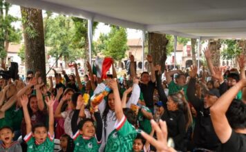 La fiesta mundialista arrancó en Pátzcuaro con el Jalo Futbolero