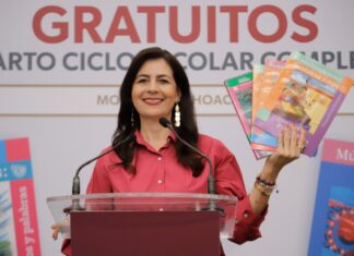 Michoacán, primer lugar nacional en entrega de Libros de Texto: Gabriela Molina
