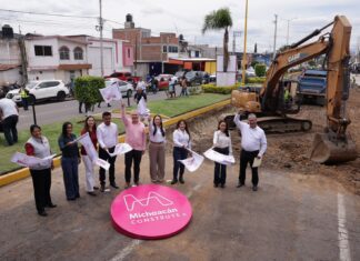 Impulsa Bedolla desarrollo y movilidad en Maravatío con rehabilitación del bulevar Leona Vicario