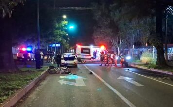 Dos motociclistas resultan gravemente lesionados tras accidente en la colonia Morelos de Uruapan