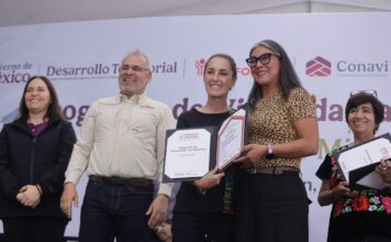 Bedolla y Sheinbaum proyectan histórica entrega de 83 mil viviendas en Michoacán
