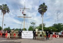 SSP, FGE y Marina aseguran 45 máquinas tragamonedas en Lázaro Cárdenas