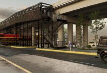 Puente peatonal de Tres Puentes garantizará cruce seguro sobre las vías del tren