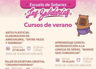 Este verano sé parte de los cursos gratuitos de «Las Solidarias» en Morelia