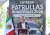 Con entrega de patrullas a 10 municipios, fortalece Bedolla estrategia de seguridad