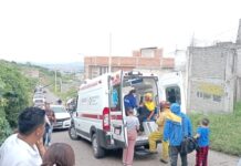 Atiende CRUM a lesionados tras volcadura de camión de pasajeros en Morelia