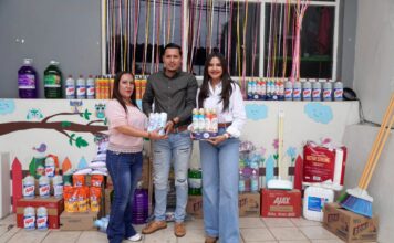 DIF Michoacán entregó insumos al Núcleo Infantil para el Desarrollo Social de Uruapan