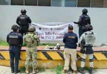 Aseguran SSP y fuerzas federales 12 cámaras parásitas en Apatzingán