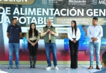 Con nueva línea de suministro, garantizará Bedolla agua a 9 mil habitantes de Ario de Rosales