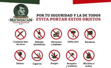Estos son los objetos que no podrás llevar a las Fiestas Patrias