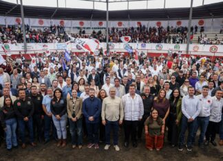 Refrenda Bedolla respaldo a los trabajadores de Michoacán en el XV aniversario de la Catem