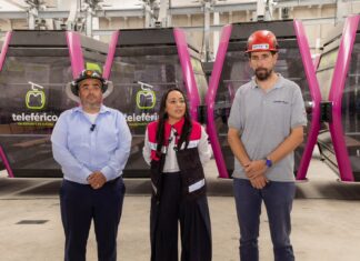 Vuela la primer cabina del teleférico de Morelia; arranca etapa de pruebas