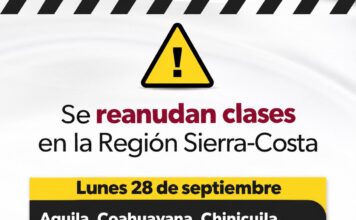 Este lunes se reanudan clases en la región Sierra-Costa de Michoacán: SEE