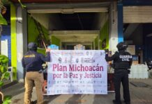 Guardia Civil apoya en cateos donde aseguran 64 máquinas tragamonedas en Morelia