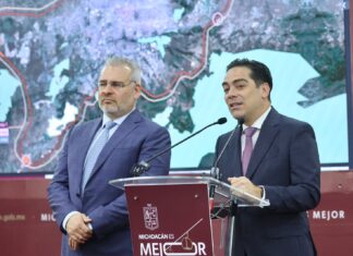 Con más de 3 mil 198 mdp, avanza construcción del segundo periférico de Morelia: Bedolla