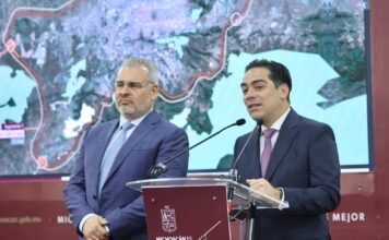 Con más de 3 mil 198 mdp, avanza construcción del segundo periférico de Morelia: Bedolla