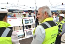 Construcción del distribuidor La Rinconada en Zamora, con 15 % de avance: Bedolla