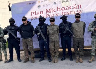 SSP y Defensa detienen a tres hombres presuntamente vinculados con célula delictiva en Jiquilpan