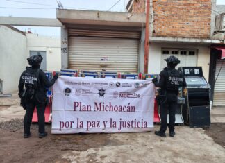 Desmantelan red de financiamiento criminal con decomiso de 97 máquinas tragamonedas en La Piedad