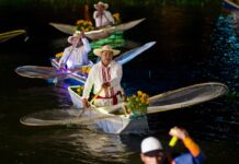 Canales iluminados y ofrendas flotantes en Urandén; última oportunidad de vivir “El camino de las ánimas”